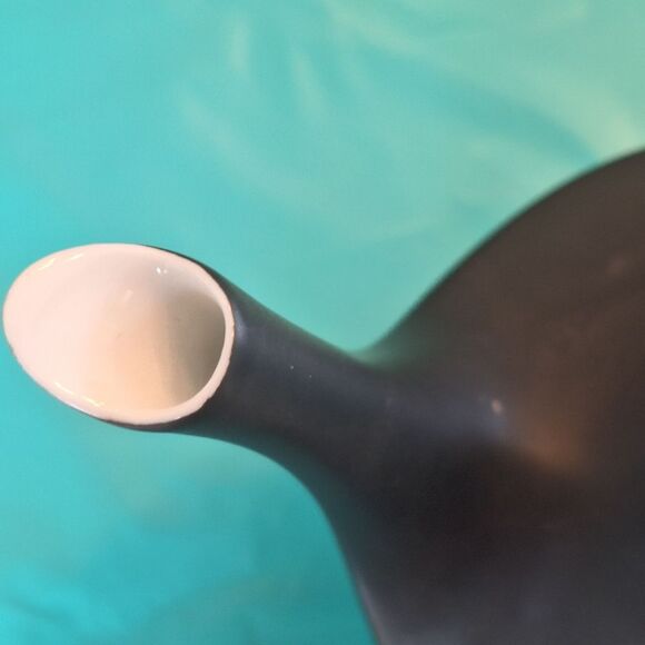 Espana Noche Block Bidasoa Demitasse/Tea Serving Pieces Spain VTG Black Matte - Picture 7 of 13